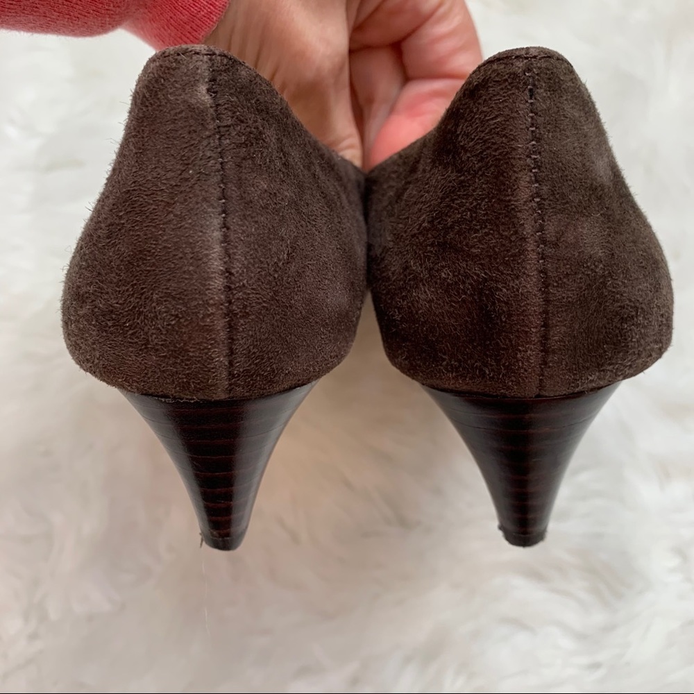 Calvin Klein brown dress wedges Baylor RELISTED - Picture 5 of 8